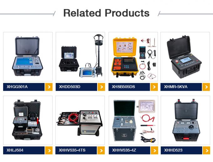 XHSC-60Q Cyfrowe spalanie przez most dla lokalizacji usterki kabla Spalanie przez / most / inteligentna diagnoza 7