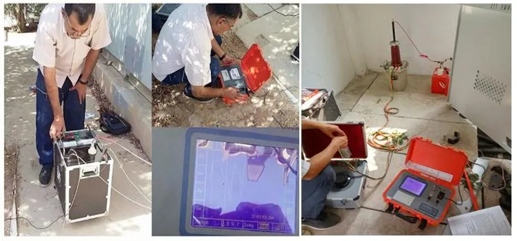 Chiny Fabryka podziemny lokator Tdr 35kv Kabel usterka odległość preloctor 4