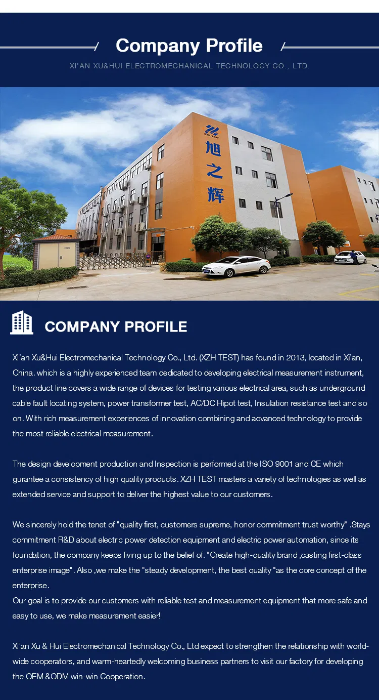 Xzh Test Latest Cable Fault Locator Tdr Fault Distance Location 4