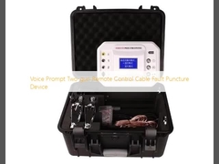 Komunikat głosowy: Usterka kabla zdalnego sterowania dwulufowego urządzenia do przebijania